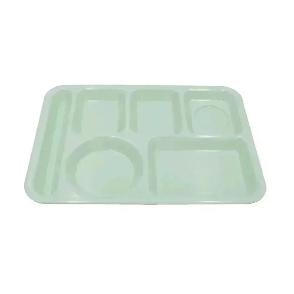 Vintage Mint Food Trays Set of 3 Trays for Decor Plastic Cafeteria Trays Serving - Picture 2 of 6
